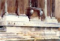 Base d’un palais John Singer Sargent aquarelle
